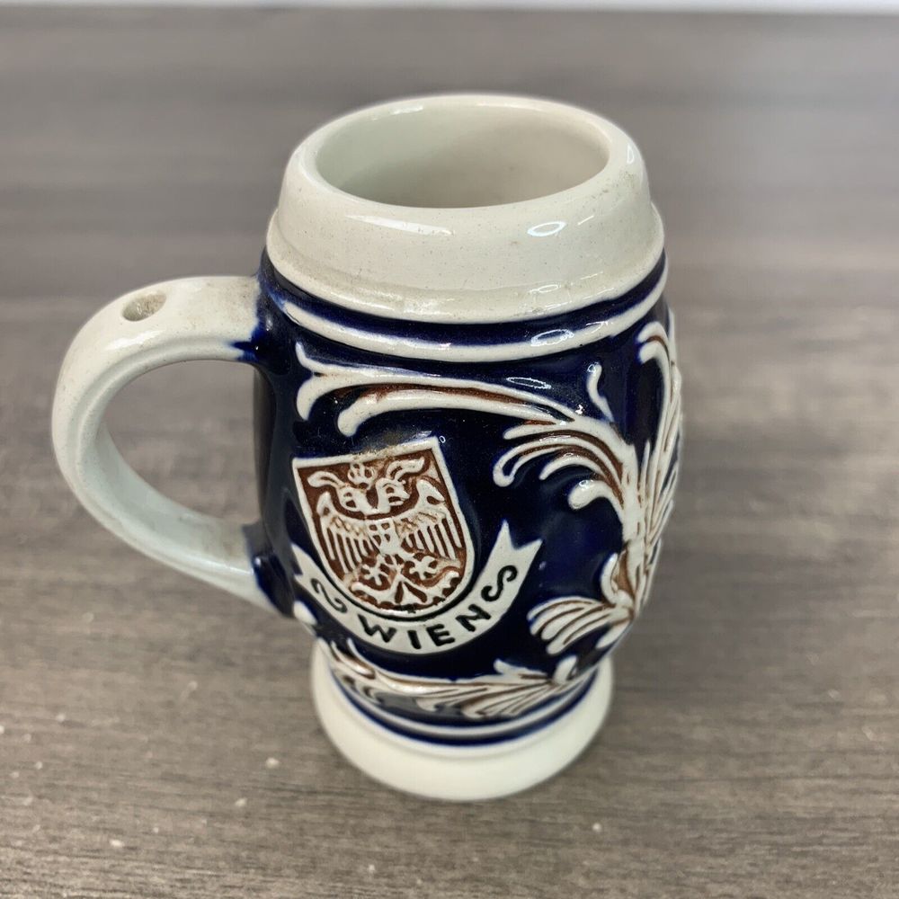 Austria WIEN Vienna Mini Coffee Cup Mug Tea Stephansdom Osterreich 2.75” Decor